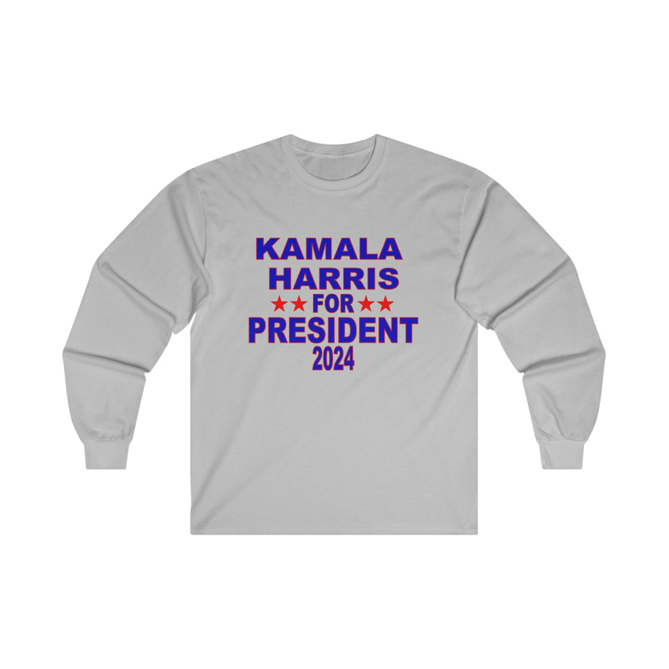 Kamala Harris for President Unisex Ultra Cotton Long Sleeve Tee