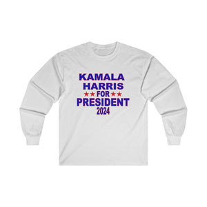 Kamala Harris for President Unisex Ultra Cotton Long Sleeve Tee