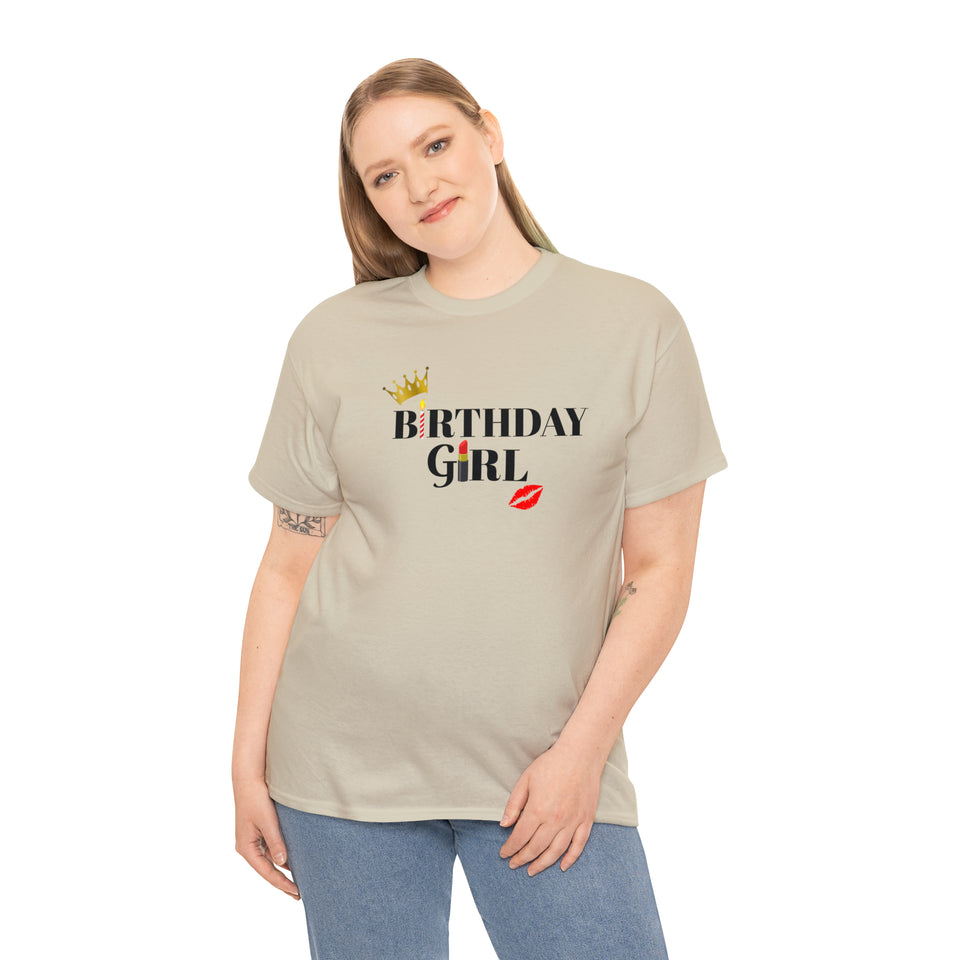 Birthday Girl Unisex Heavy Cotton Tee