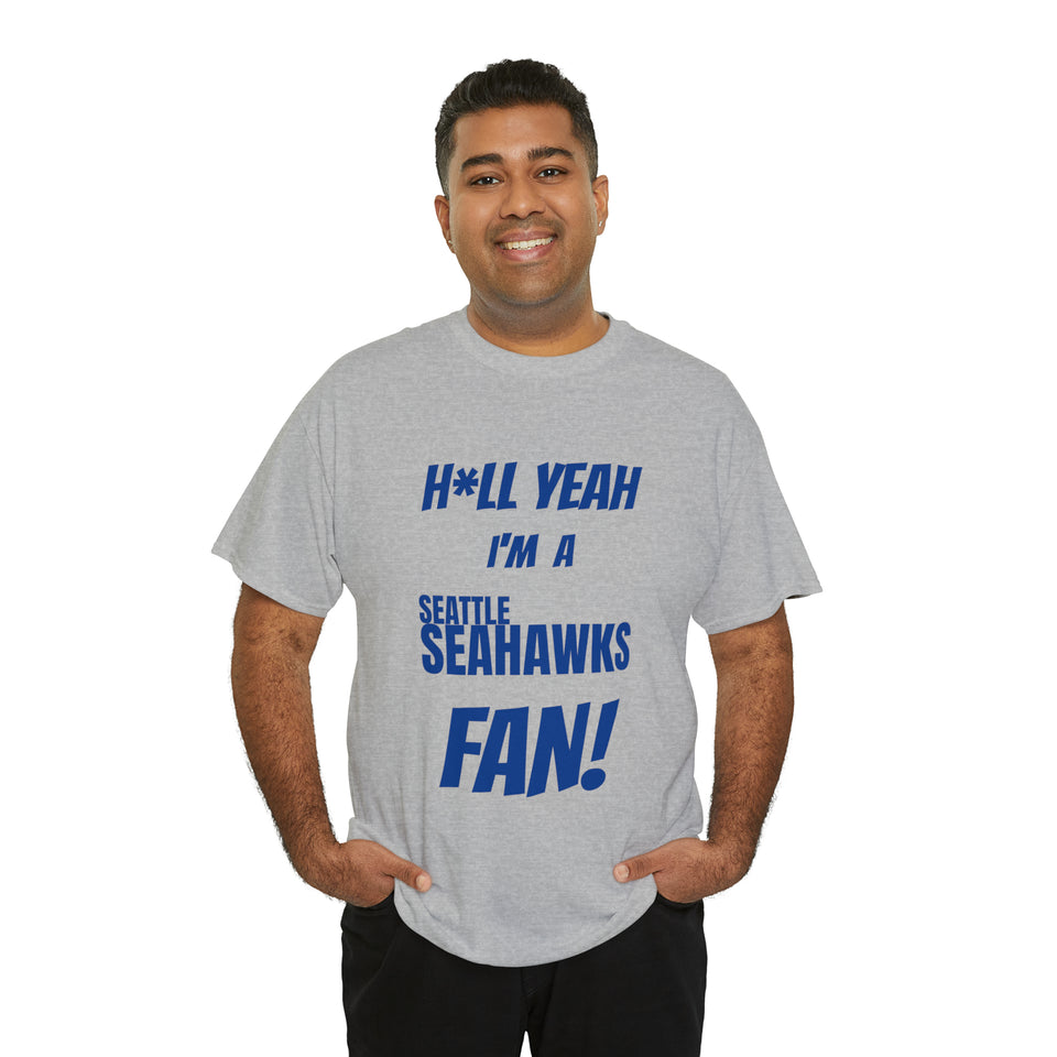 Seattle Seahawks Football Unisex Heavy Cotton Tee