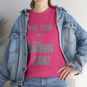 Las Vegas Raiders Football Unisex Heavy Cotton Tee