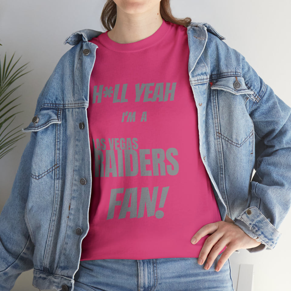 Las Vegas Raiders Football Unisex Heavy Cotton Tee