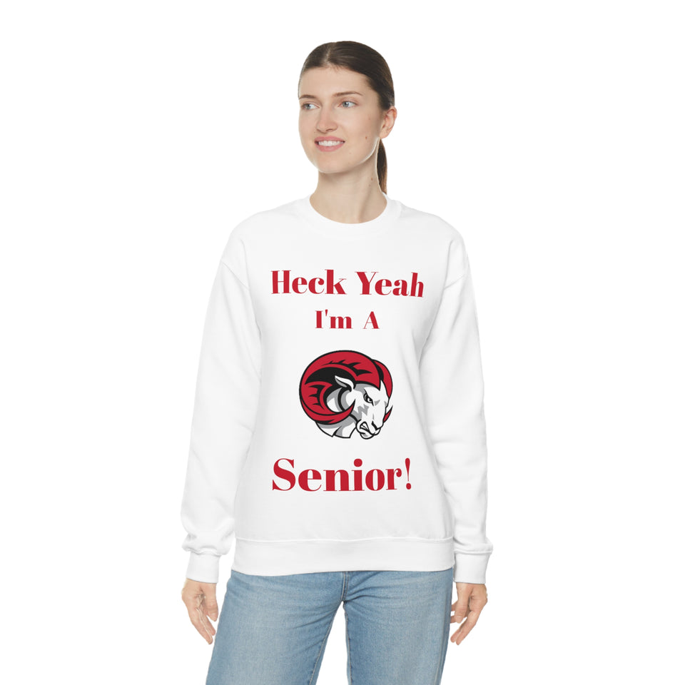 Heck Yeah I'm A WSSU Senior Unisex Heavy Blend™ Crewneck Sweatshirt