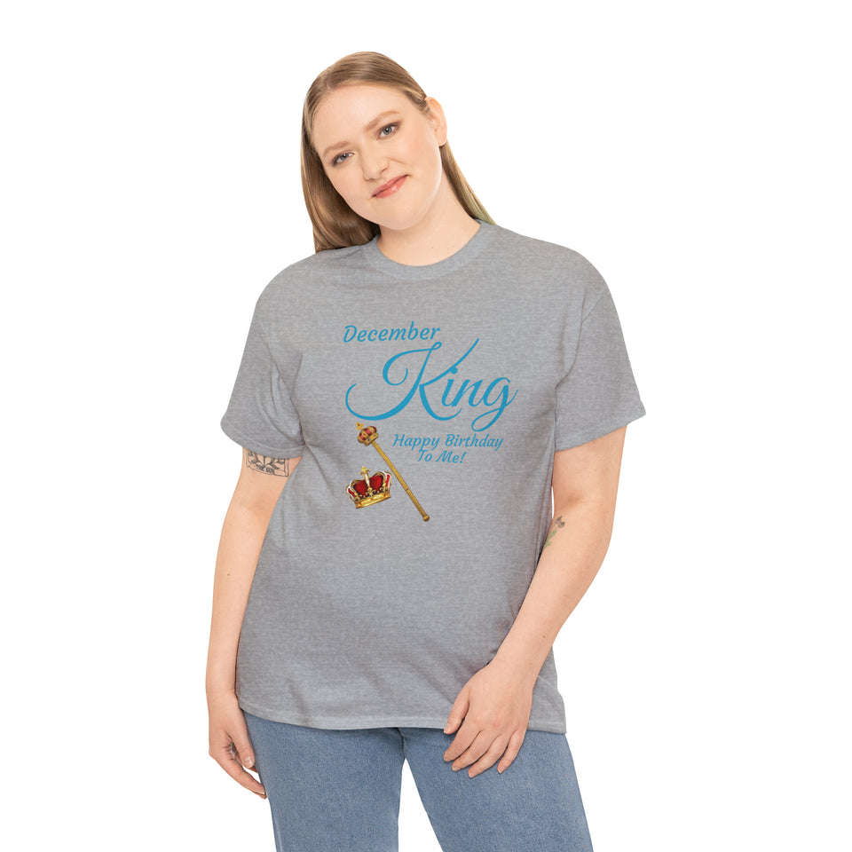 December King Unisex Heavy Cotton Tee