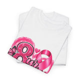 8 Yr Survivor Breast Cancer Awareness Unisex Heavy Cotton Tee