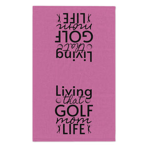 Golf Mom Life Rally Towel, 11x18