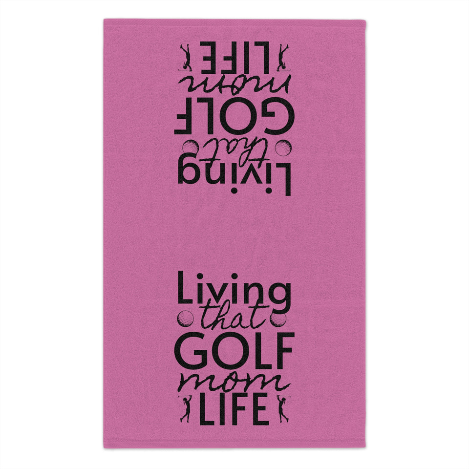 Golf Mom Life Rally Towel, 11x18