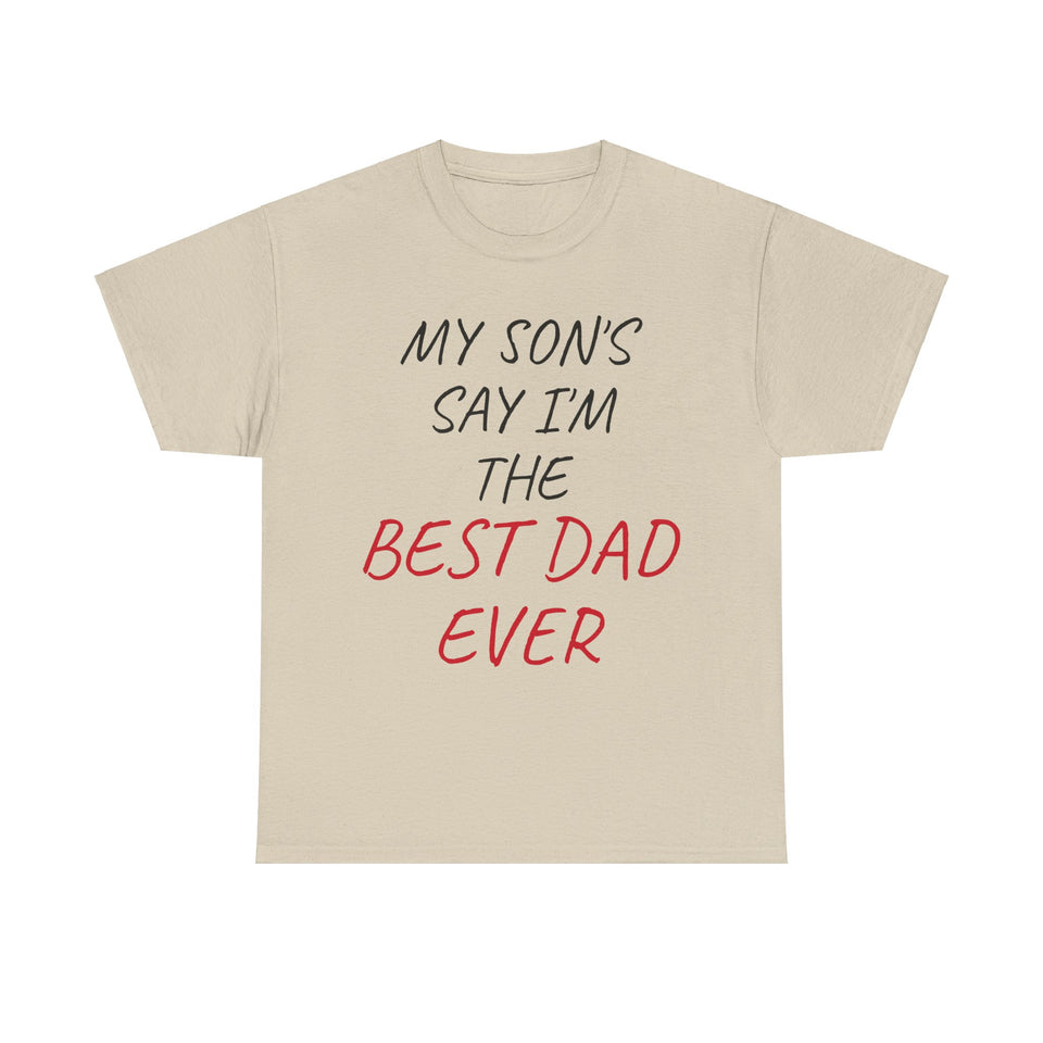 Best Dad Ever Unisex Heavy Cotton Tee