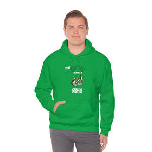 This Is What A UNCC Senior Looks Like Unisex Heavy Blend™ Hooded Sweatshirt