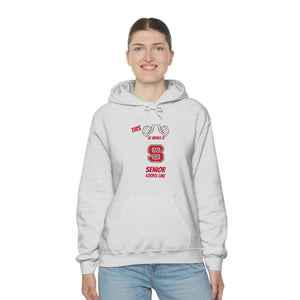 This Is What A NC State Senior Looks Like Unisex Heavy Blend™ Hooded Sweatshirt