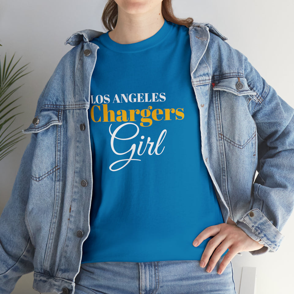 Los Angeles Chargers Girl Unisex Heavy Cotton Tee