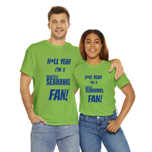 Seattle Seahawks Football Unisex Heavy Cotton Tee