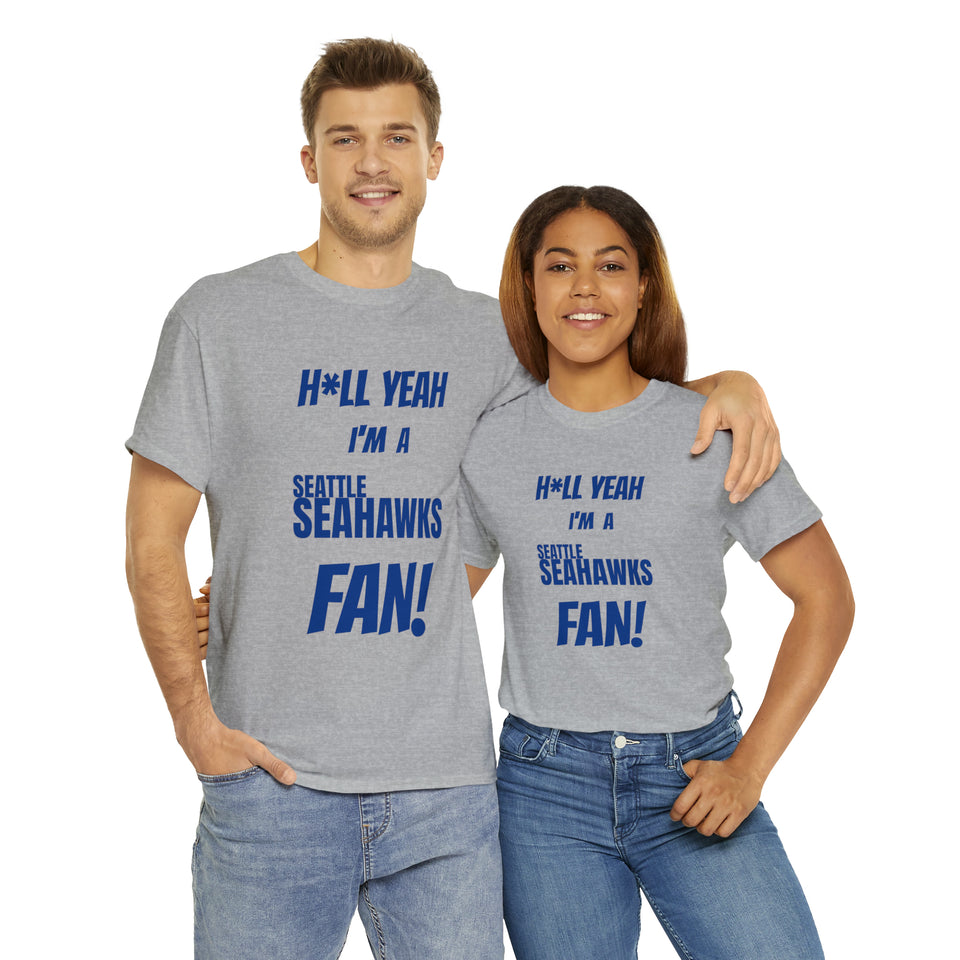 Seattle Seahawks Football Unisex Heavy Cotton Tee