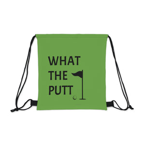 What The Putt Outdoor Drawstring Bag