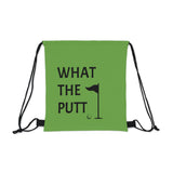 What The Putt Outdoor Drawstring Bag