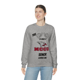 This Is What A NCCU Senior Looks Like Unisex Heavy Blend™ Crewneck Sweatshirt