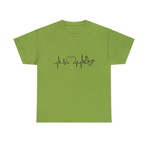 Love Butterflies Unisex Heavy Cotton Tee