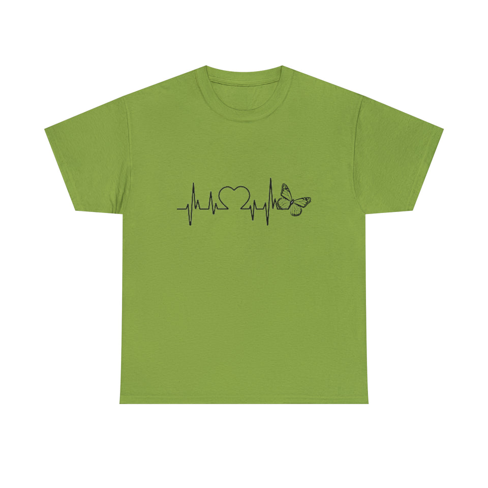 Love Butterflies Unisex Heavy Cotton Tee