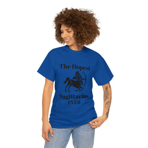 The Dopest Sagittarius Ever Unisex Heavy Cotton Tee