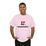 I Love My Labradoodle Unisex Heavy Cotton Tee