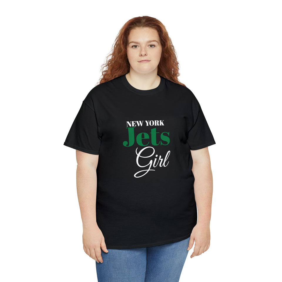 New York Jets Girl Unisex Heavy Cotton Tee