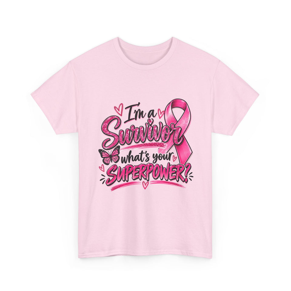Breast Cancer Awareness Unisex Heavy Cotton Tee
