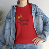 January Queen Unisex Heavy Cotton Tee