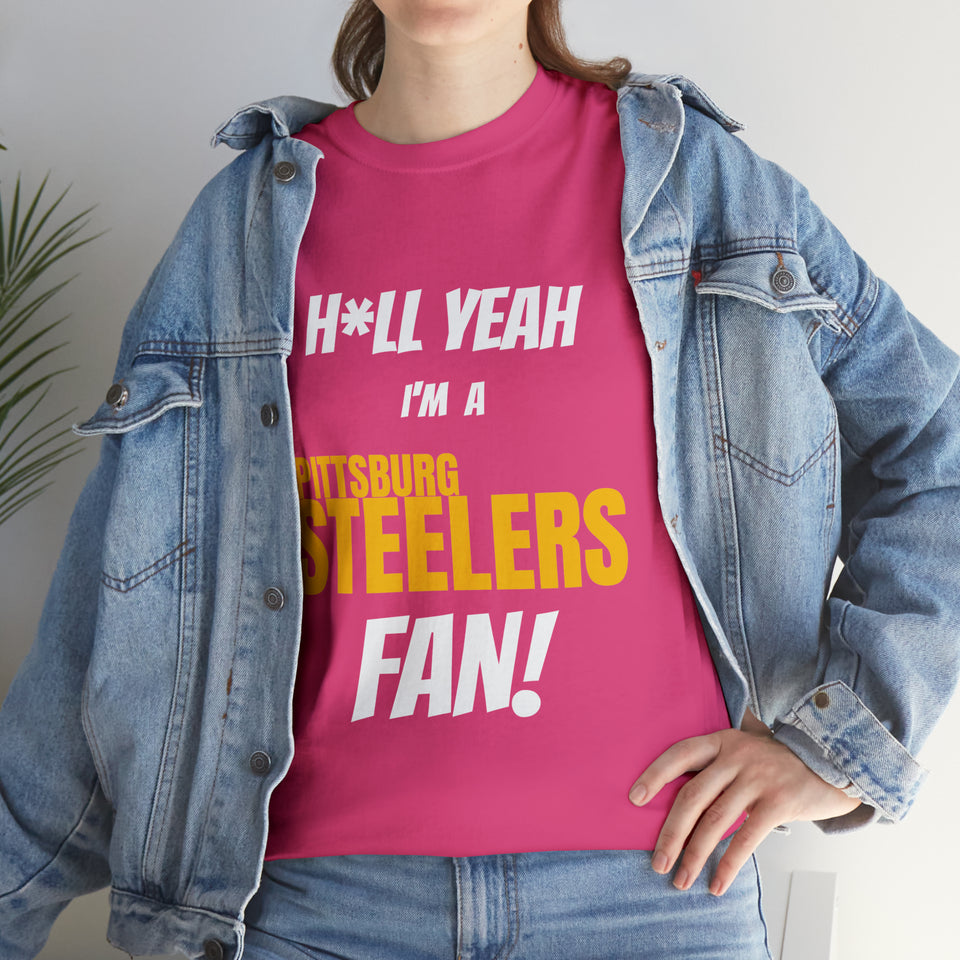 Pittsburgh Steelers Football Unisex Heavy Cotton Tee