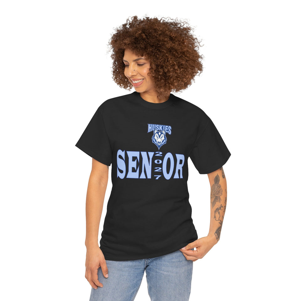 Hunter Huss HS Senior 2027 Unisex Heavy Cotton Tee