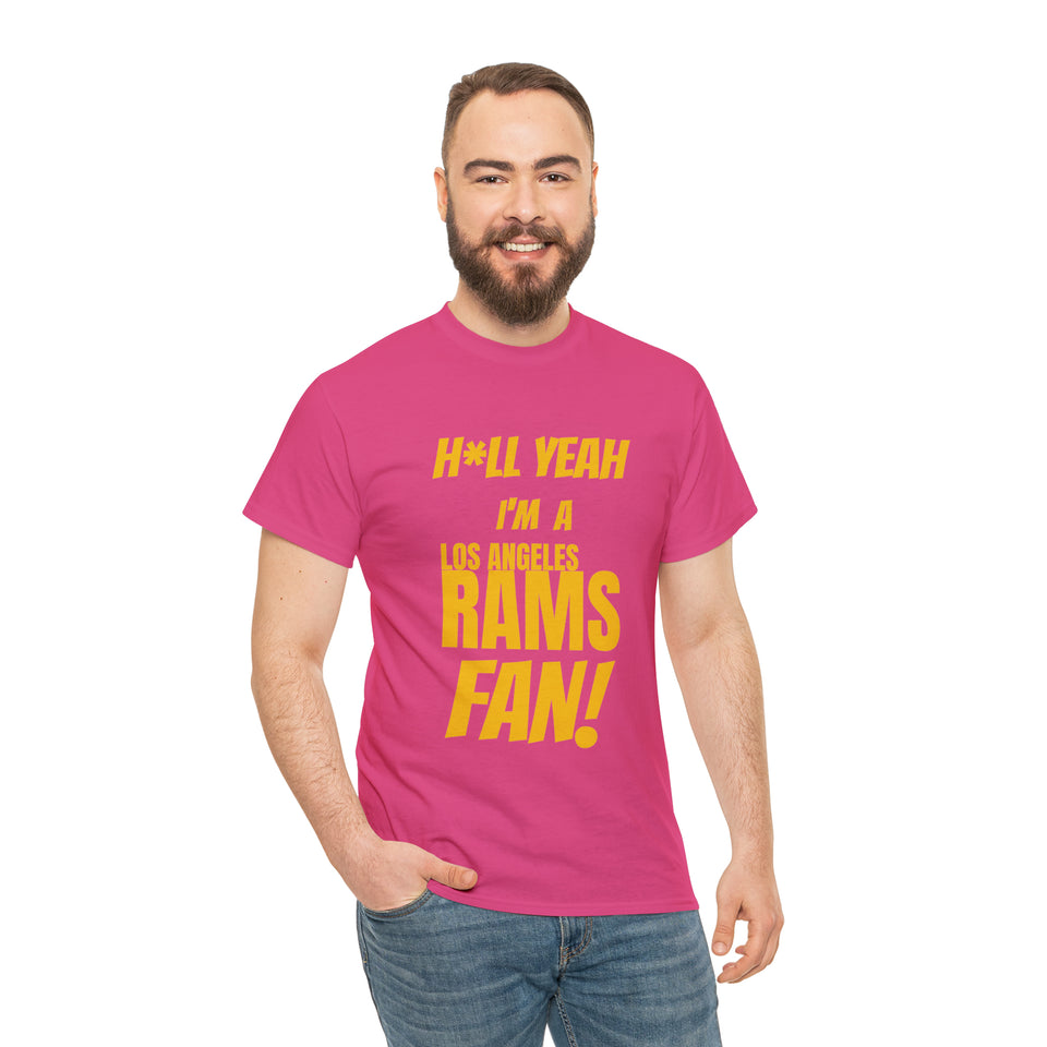 Los Angeles Rams Football Unisex Heavy Cotton Tee
