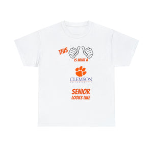 This Is What A Clemson Senior Looks Like Unisex Heavy Cotton Tee