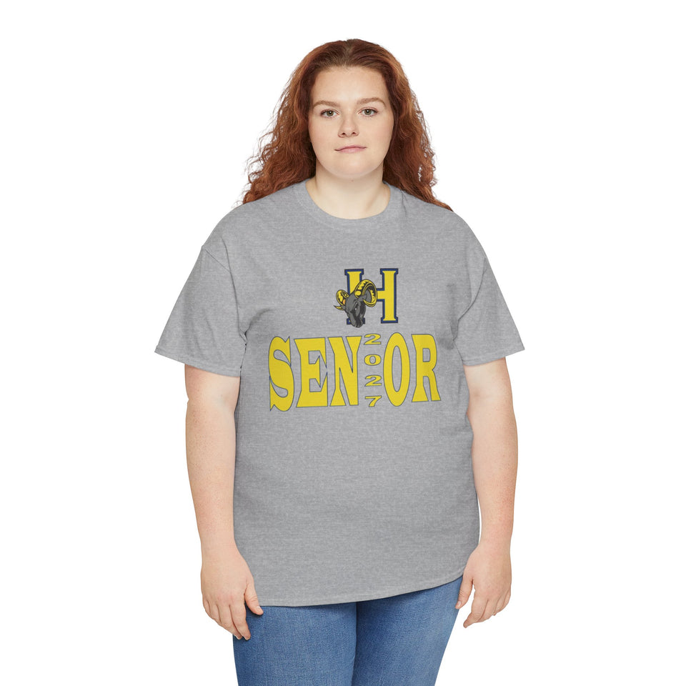 Highland Tech HS Senior 2027 Unisex Heavy Cotton Tee
