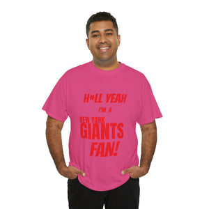 New York Giants Football Unisex Heavy Cotton Tee