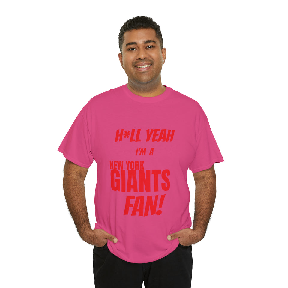 New York Giants Football Unisex Heavy Cotton Tee