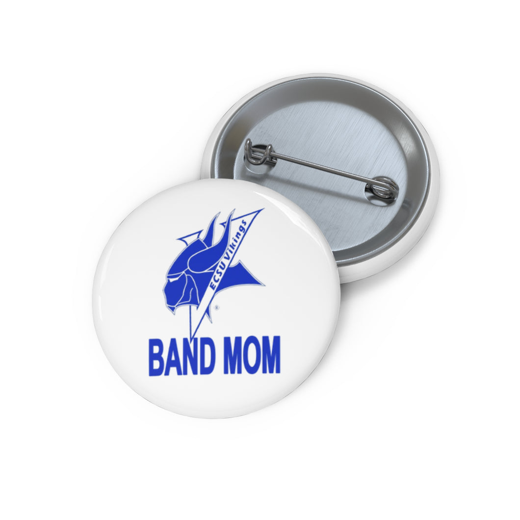 Elizabeth City Band Mom Custom Pin Buttons