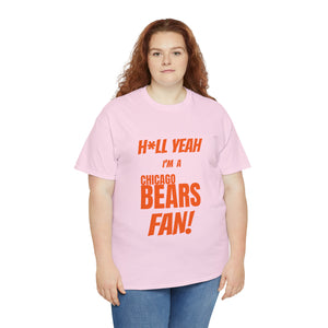 Chicago Bears Football Unisex Heavy Cotton Tee