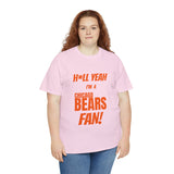 Chicago Bears Football Unisex Heavy Cotton Tee