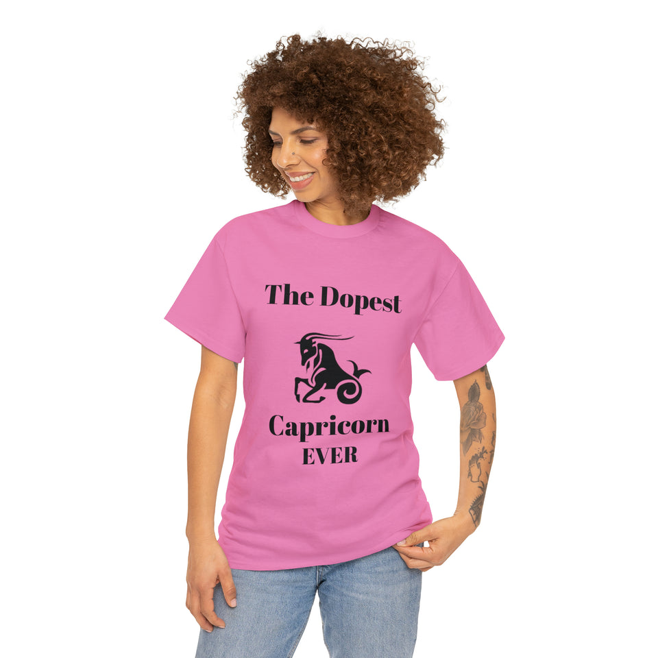 The Dopest Capricorn Ever Unisex Heavy Cotton Tee