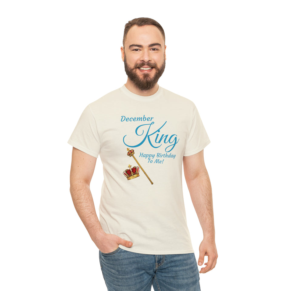 December King Unisex Heavy Cotton Tee