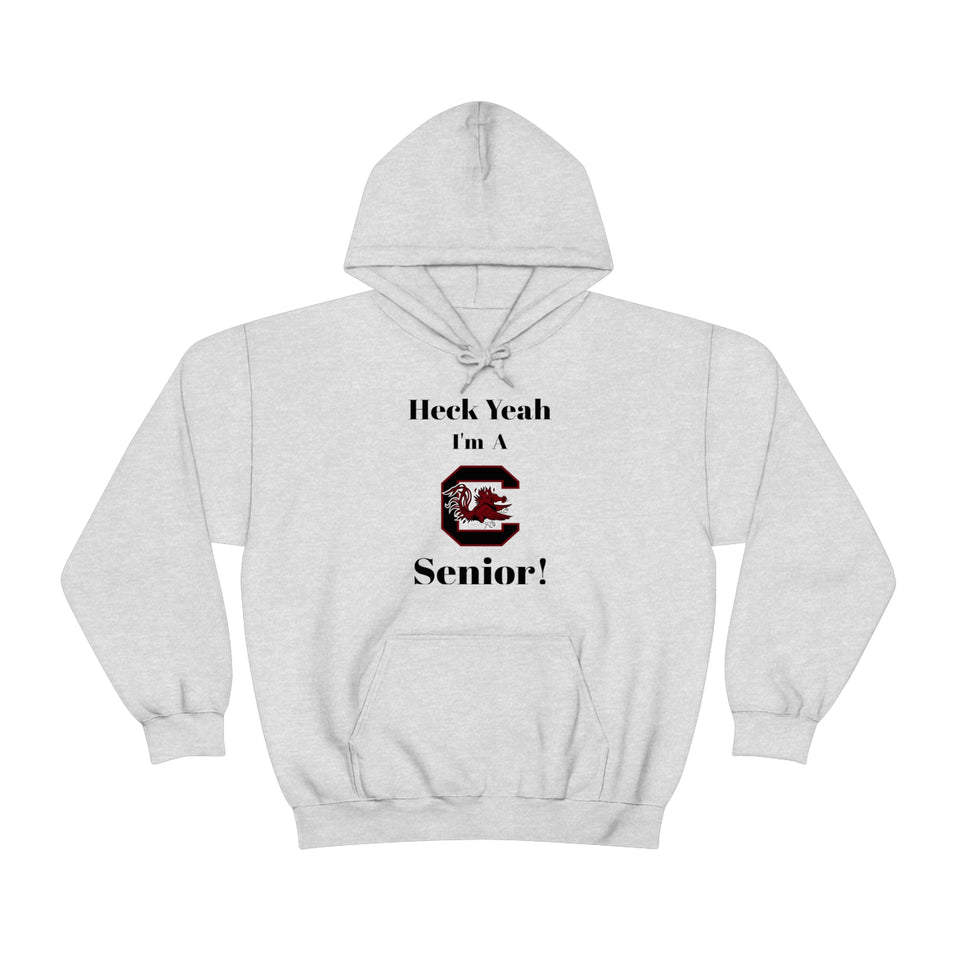 Heck Yeah I'm A SC Gamecocks Senior Unisex Heavy Blend™ Hooded Sweatshirt