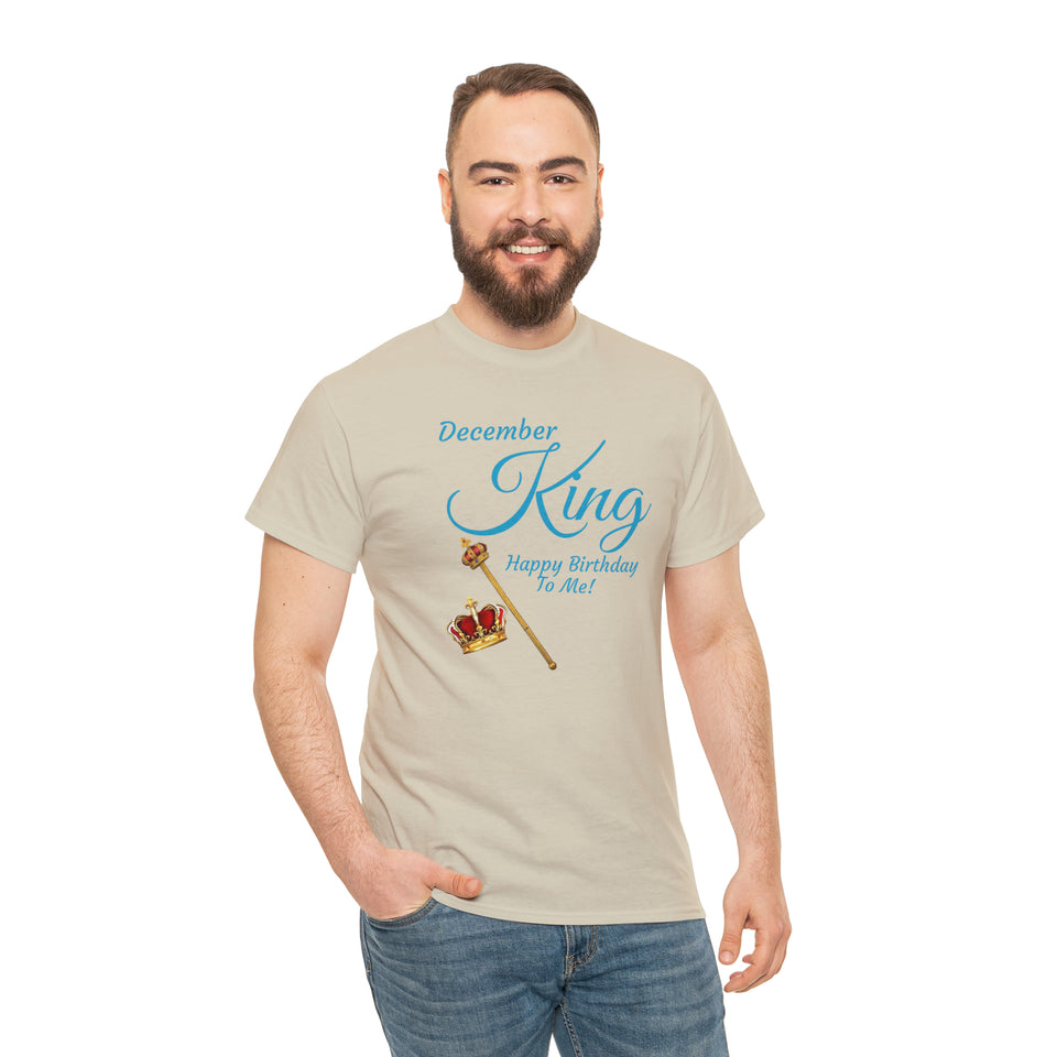 December King Unisex Heavy Cotton Tee