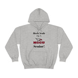 Heck Yeah I'm A NCCU Senior Unisex Heavy Blend™ Hooded Sweatshirt