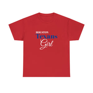 Houstons Texans Girl Unisex Heavy Cotton Tee