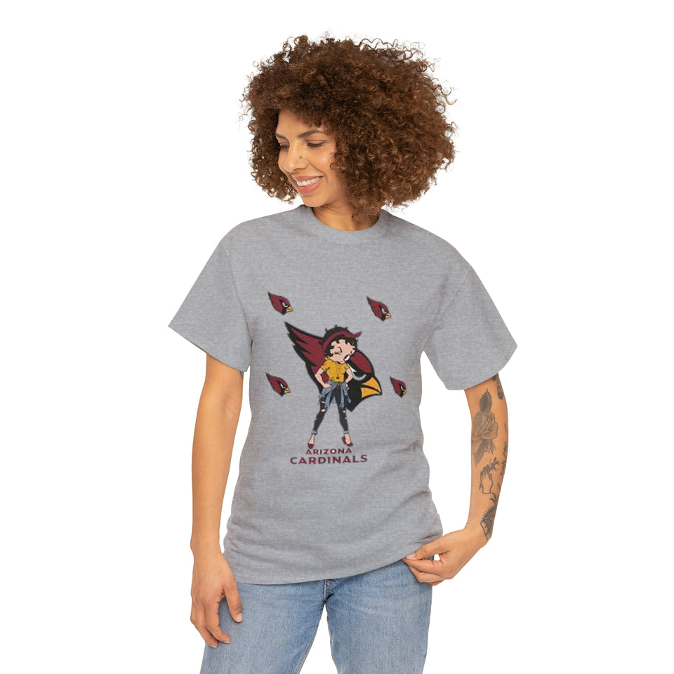 Arizona Cardinals Betty Unisex Heavy Cotton Tee