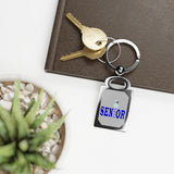 Cherryville HS Rectangle Photo Keyring