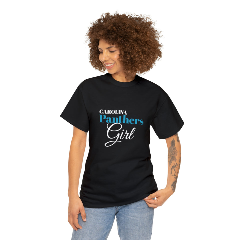 Carolina Panthers Girl Unisex Heavy Cotton Tee