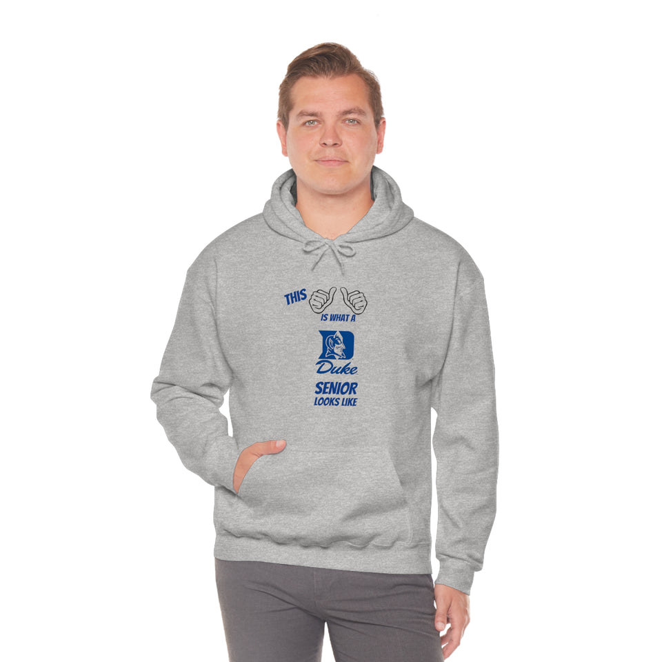 This Is What A Duke Senior Looks Like Unisex Heavy Blend™ Hooded Sweatshirt