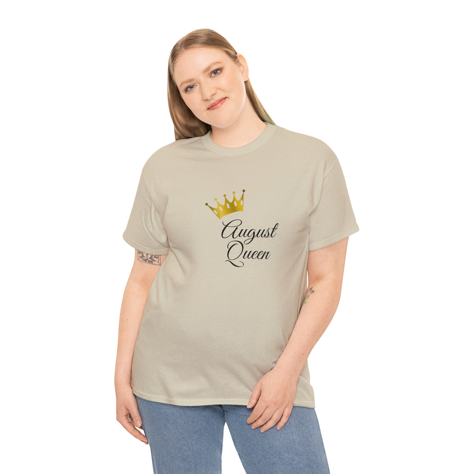 August Queen Unisex Heavy Cotton Tee