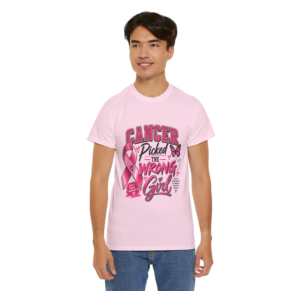 Breast Cancer Awareness Unisex Heavy Cotton Tee
