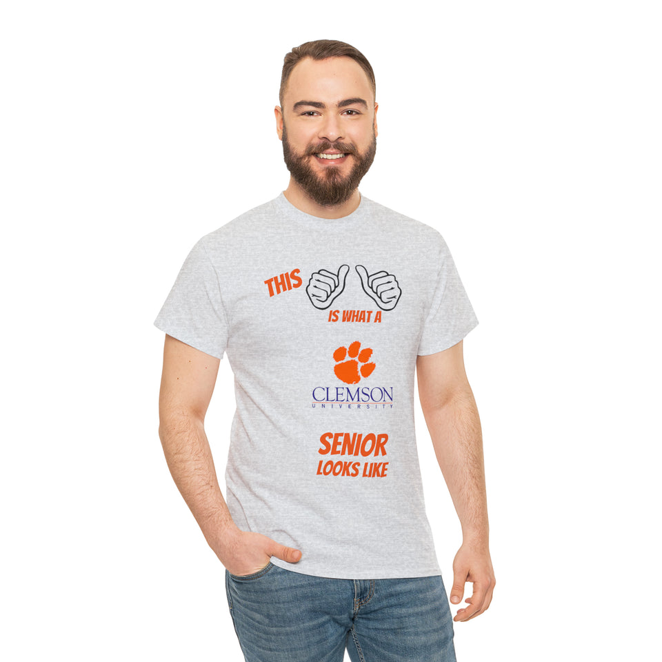 This Is What A Clemson Senior Looks Like Unisex Heavy Cotton Tee